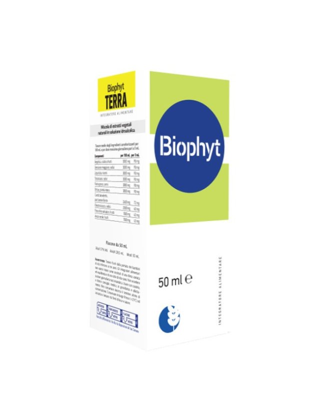 Biophyt Terra 50ml Soluzione Idroalcolica - Digestivo e Tonico Biophyt Terra 50ml Soluzione Idroalcolica - Digestivo e Tonico