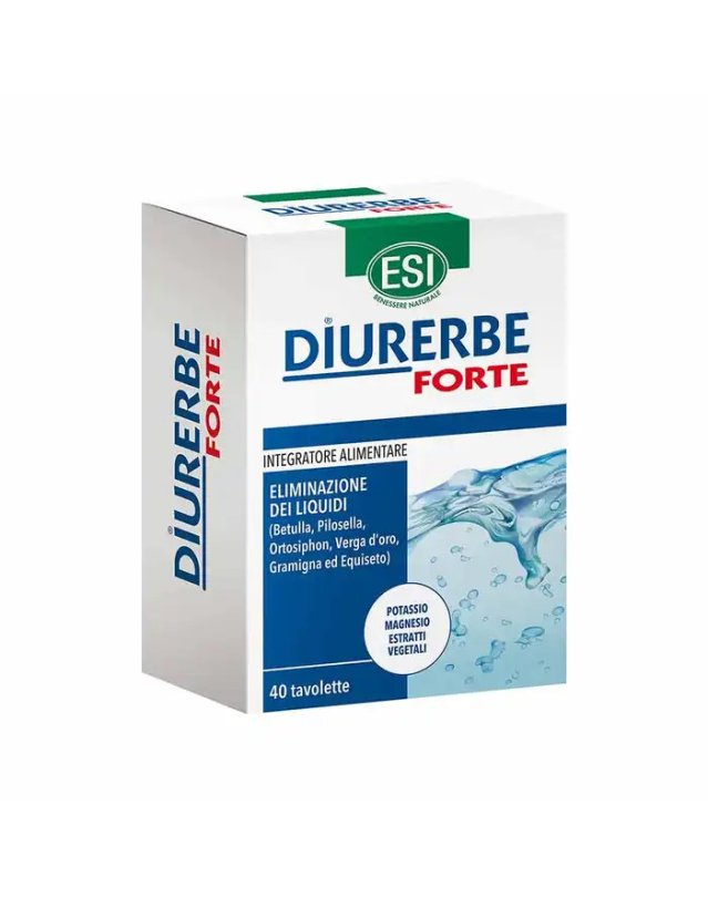 Diurerbe Forte 40 Tavolette - Drenante e Diuretico