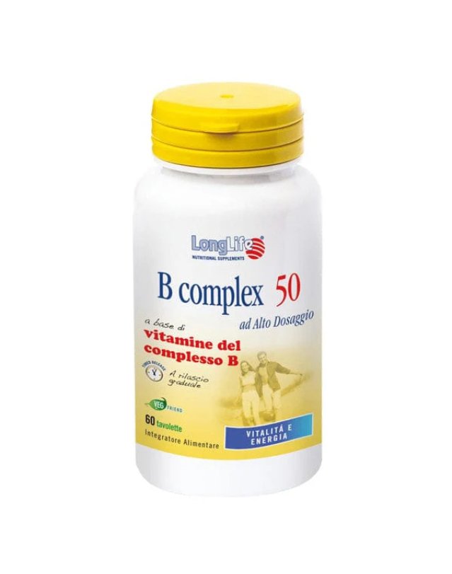 B Complex 50 60 Tavolette - Energia e Metabolismo B Complex 50 60 Tavolette - Energia e Metabolismo