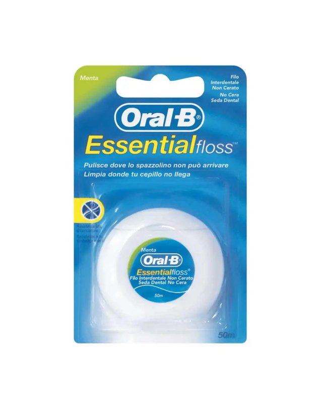Essential Floss Filo Interdentale Non Cerato 50m - Igiene Orale
