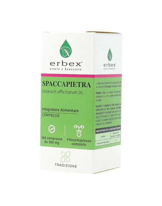 Spaccapietra 160 Compresse &ndash; Vie Urinarie e Drenaggio