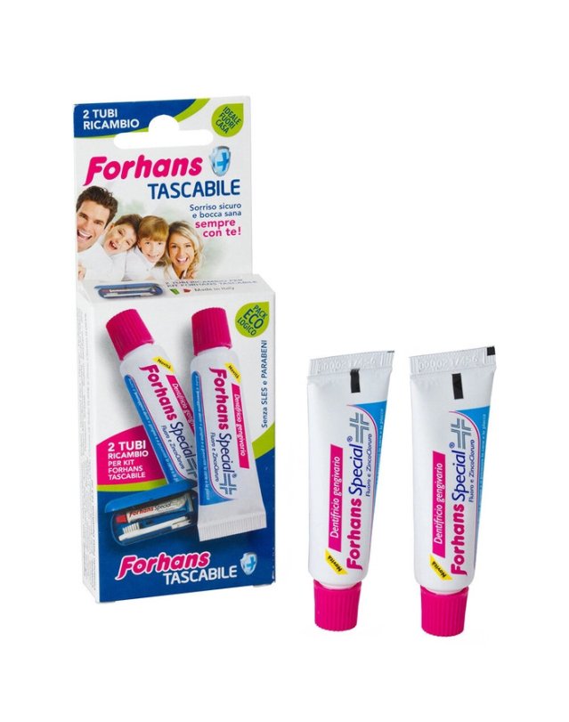 Dentifricio Tascabile Ricarica 2 tubi - Igiene Orale