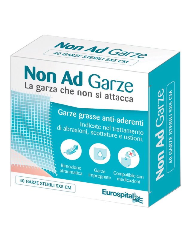 Garze Grasse Paraffinata Non Aderenti 5x5 cm 40 pz &ndash; Medicazione Atraumatica