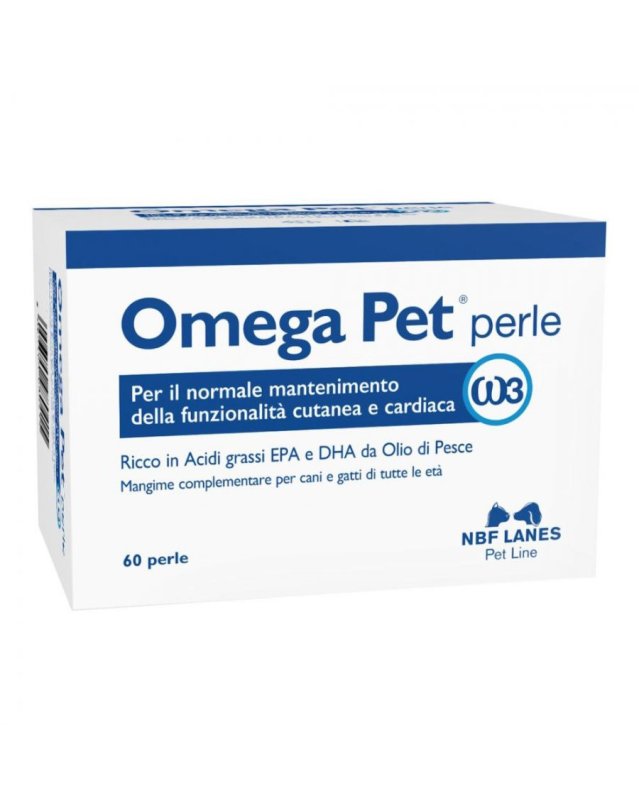 Omega Pet 60 Perle - Supporto Cutaneo e Benessere Animale
