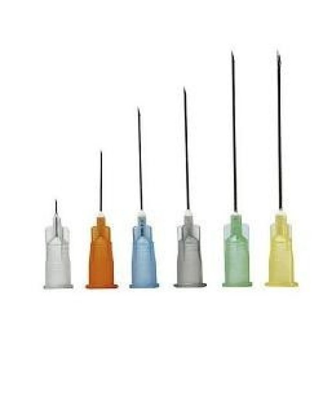 Aghi Ipodermici Sterili G23 0,6x30mm 100pz &ndash; Iniezioni Luer Lock