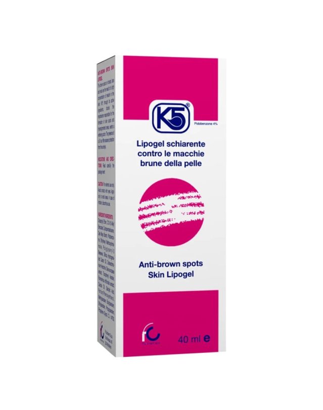K5 Lipogel Schiarente 40 ml - Antimacchie e Protezione Solare