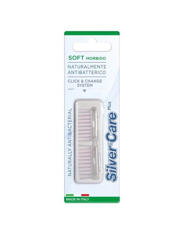 Silvercare Plus Spazzolino Morbido 2 Pezzi - Igiene Orale Silvercare Plus Spazzolino Morbido 2 Pezzi - Igiene Orale