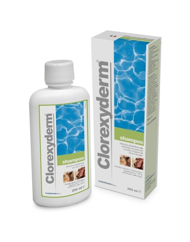 Clorexyderm Shampoo 250ml - Disinfettante per Cani e Gatti