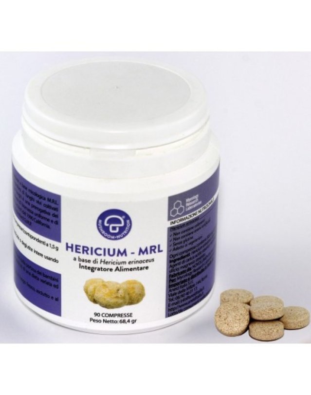 Hericium MRL 90 compresse - Supporto Neurologico Hericium MRL 90 compresse - Supporto Neurologico