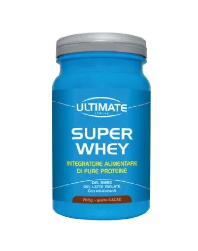 Super Whey Cioccolato Scuro 700g &ndash; Proteine Isolate per Massa Muscolare