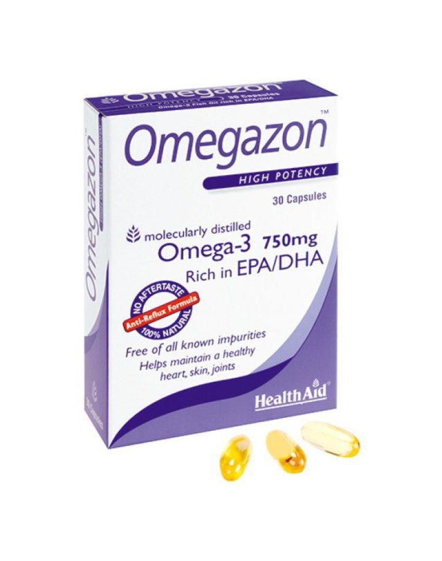 Omegazon 30 Capsule Omega 3 per Controllo Colesterolo Omegazon 30 Capsule Omega 3 per Controllo Colesterolo