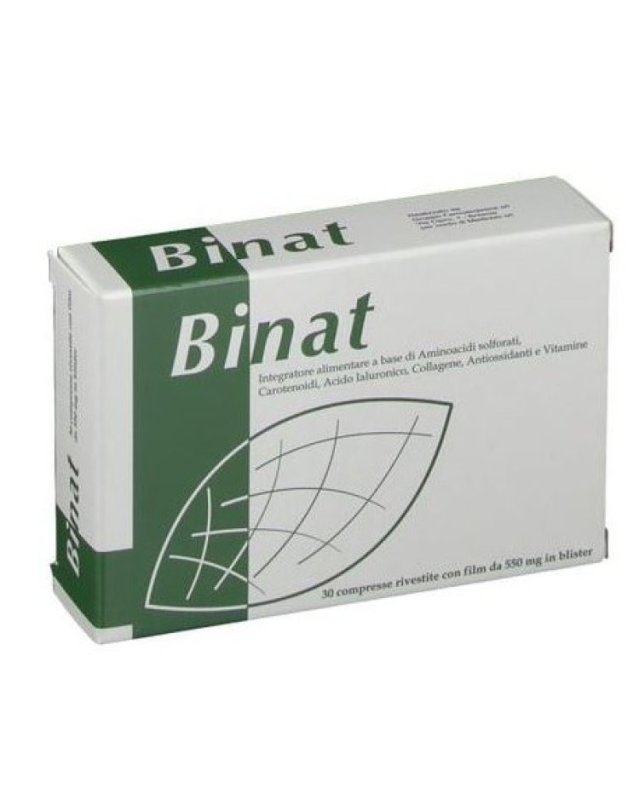 Binat 30 Compresse - Benessere Unghie e Capelli Binat 30 Compresse - Benessere Unghie e Capelli