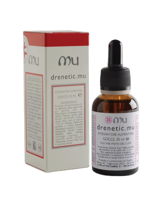 Drenetic Mu Gocce 30ml Drenante per Vescica e Reni