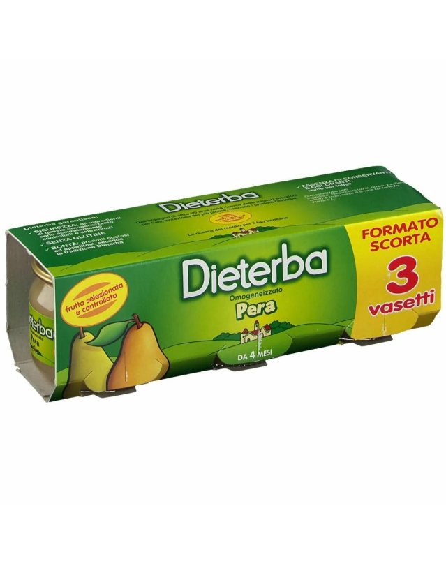 Omogeneizzato di Pera 3x80g &ndash; Frutta per Bambini Senza Glutine