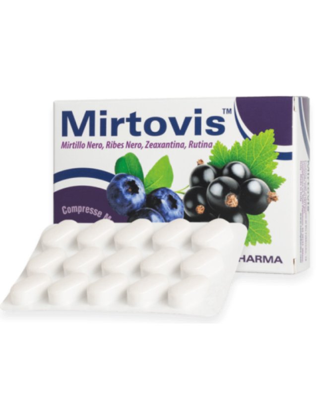 Mirtovis 30 Compresse - Microcircolo e Benessere Vista Mirtovis 30 Compresse - Microcircolo e Benessere Vista