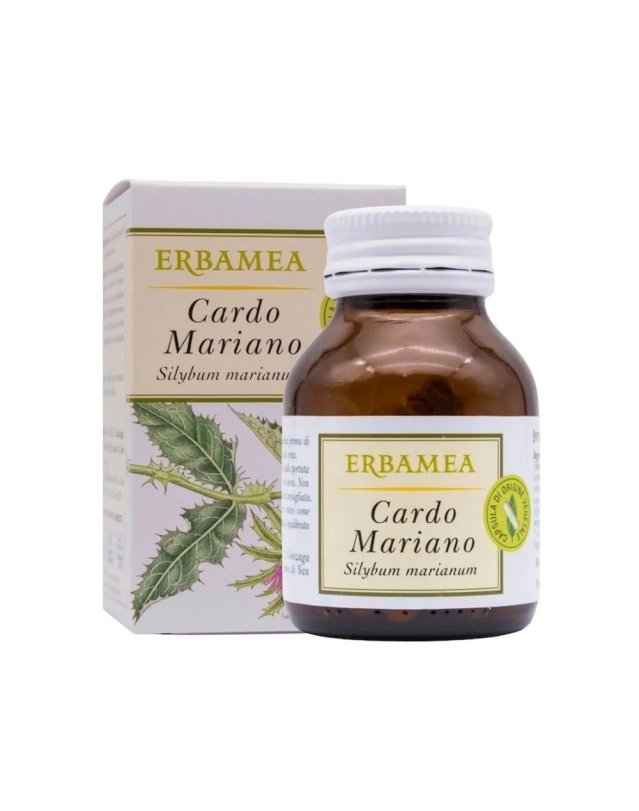 Cardo Mariano Erbamea 50 opercoli - Funzione Epatica e Digestiva Cardo Mariano Erbamea 50 opercoli - Funzione Epatica e Digestiva