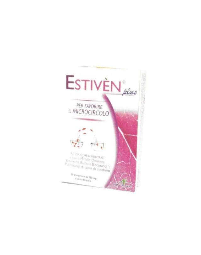 Estiven Plus 30 Compresse – Microcircolo e Drenaggio Naturale Estiven Plus 30 Compresse – Microcircolo e Drenaggio Naturale