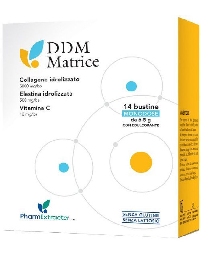 DDM Matrice 14 bustine - Collagene ed Elastina per Ossa e Cartilagini DDM Matrice 14 bustine - Collagene ed Elastina per Ossa e Cartilagini