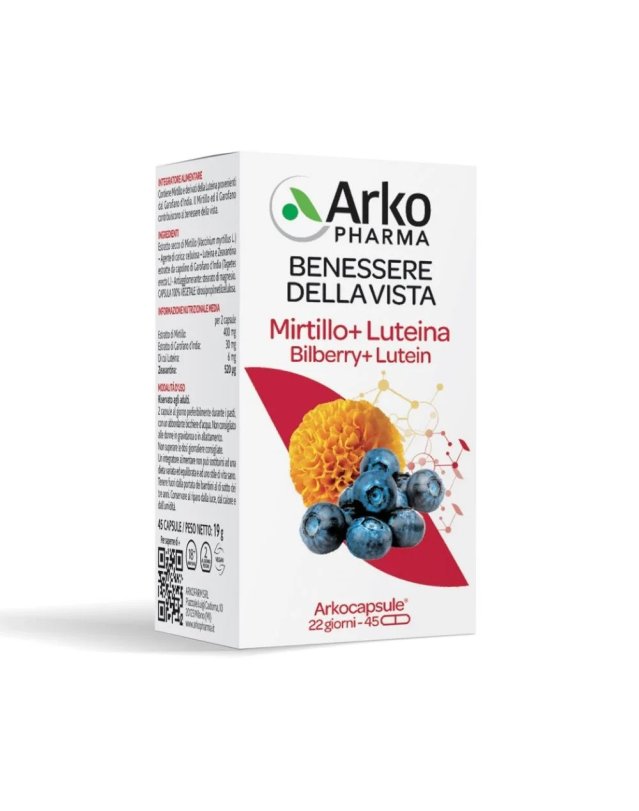 Mirtillo Luteina 45 capsule &ndash; Benessere Vista e Microcircolo
