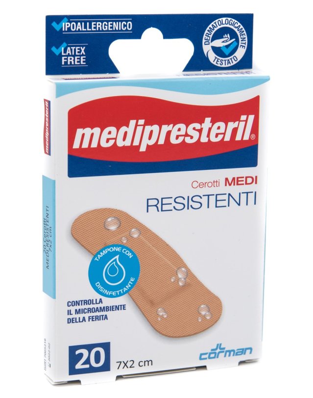 Cerotti Medipresteril 20 pz Resistenti 7x2 cm - Medicazione Rapida Cerotti Medipresteril 20 pz Resistenti 7x2 cm - Medicazione Rapida