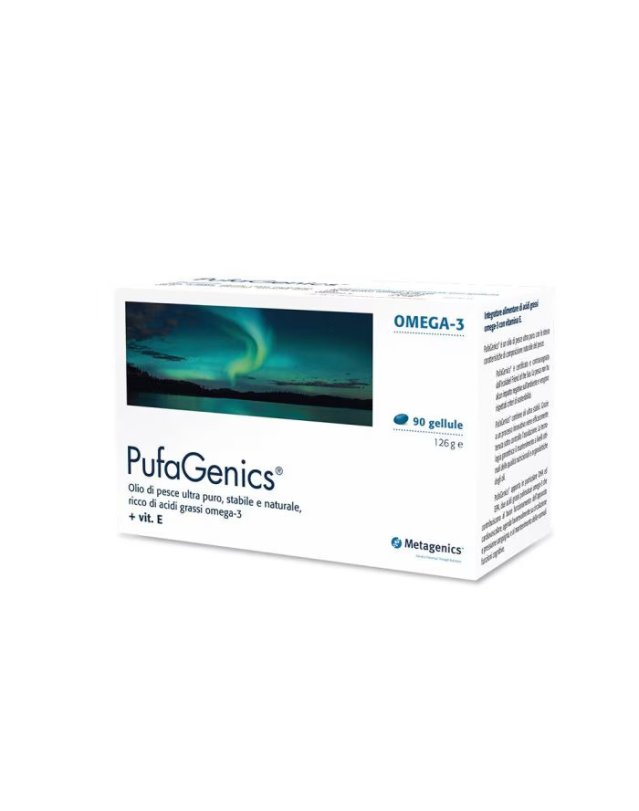 Omega 3 Pufagenics 90 Capsule - Funzione Cardiovascolare Omega 3 Pufagenics 90 Capsule - Funzione Cardiovascolare