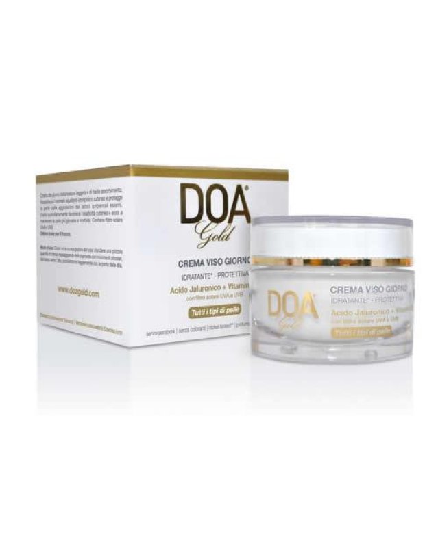 Crema Viso Giorno Gold 50ml - Idratante e Protettiva