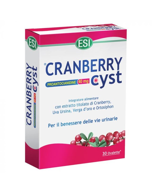 Cranberry Cyst 30 Ovalette - Drenaggio Vie Urinarie