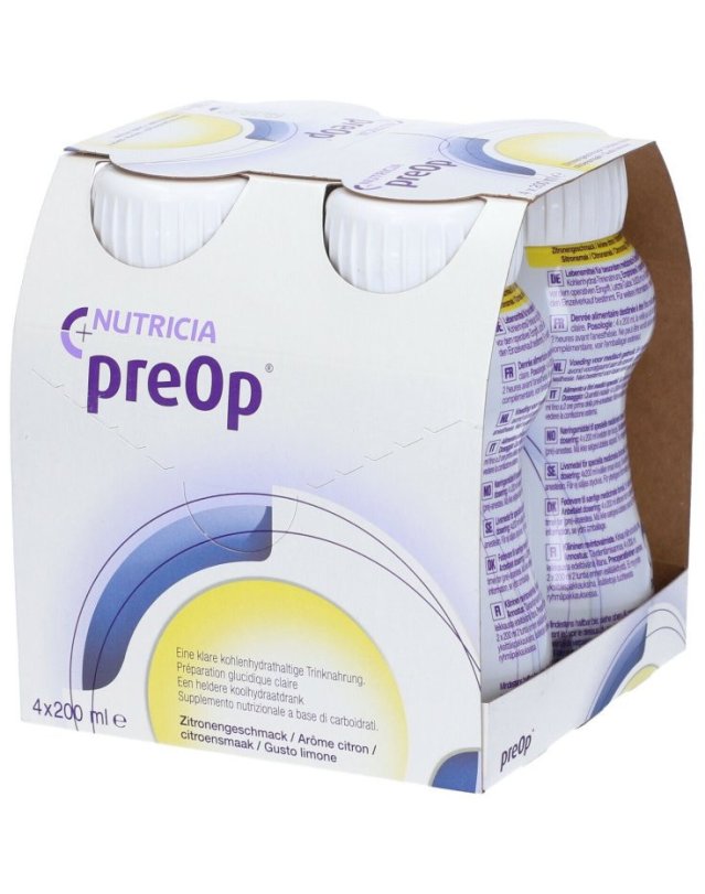 Preop 4x200ml Supplemento Nutrizionale per il Pre-Operatorio
