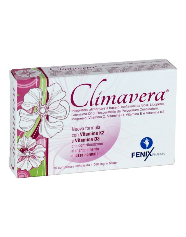 Climavera 30 compresse - Contrasto Menopausa e Benessere Ossa