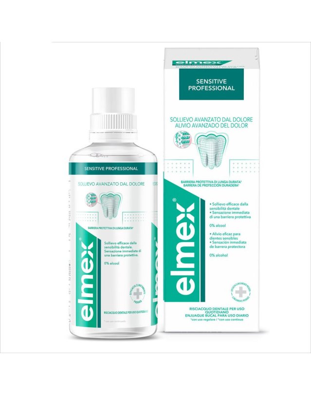 Collutorio Denti Sensibili Elmex Sensitive Professional 400 ml Collutorio Denti Sensibili Elmex Sensitive Professional 400 ml