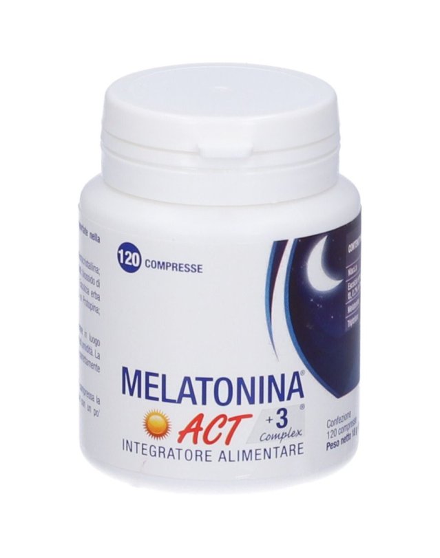 Melatonina Act +3 Complex 120 compresse - Per il sonno