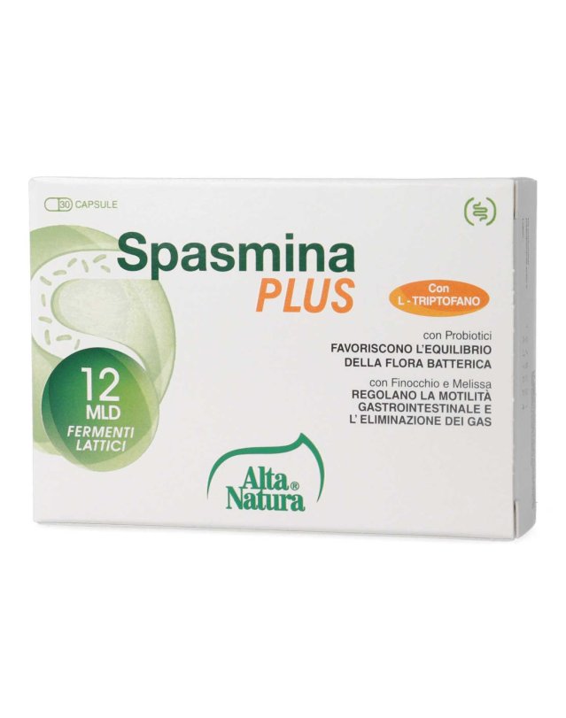 Spasmina Plus 30 Opercoli - Equilibrio Flora Intestinale Spasmina Plus 30 Opercoli - Equilibrio Flora Intestinale