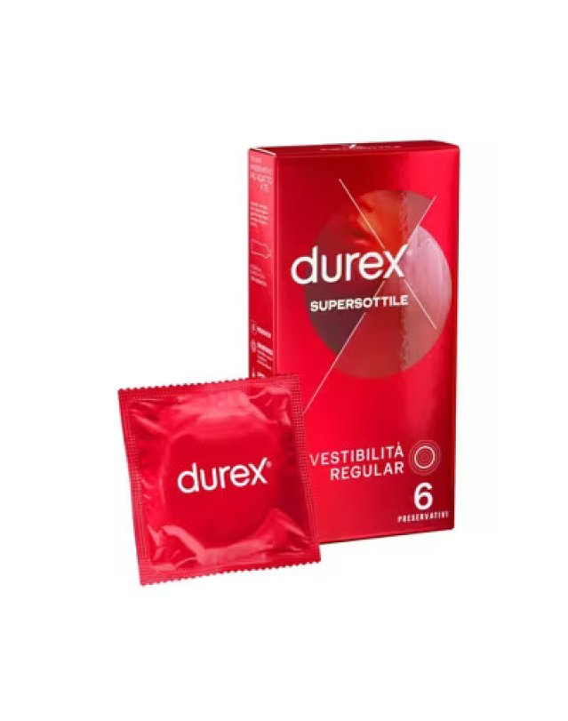 Durex Contatto Comfort 6 pz, Profilattici Sottili Easy-on Durex Contatto Comfort 6 pz, Profilattici Sottili Easy-on