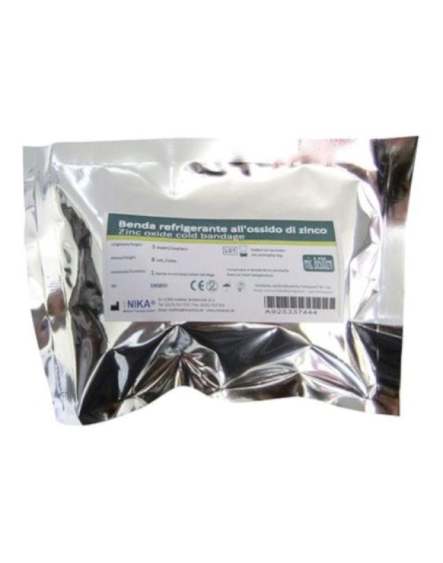 Benda Ossido Zinco 10x500cm - Refrigerante per Traumi Sportivi