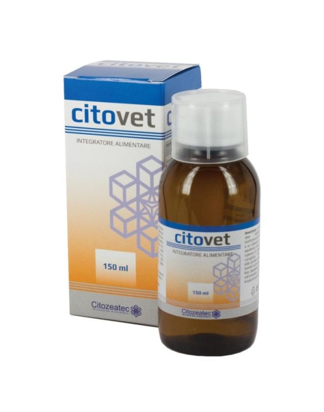 Citovet 150 ml - Integratore Veterinario per Cani e Gatti Citovet 150 ml - Integratore Veterinario per Cani e Gatti