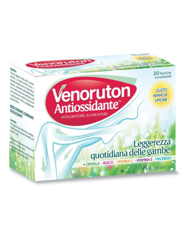 Antiossidante 20 Bustine - Gambe Leggere e Microcircolo Antiossidante 20 Bustine - Gambe Leggere e Microcircolo