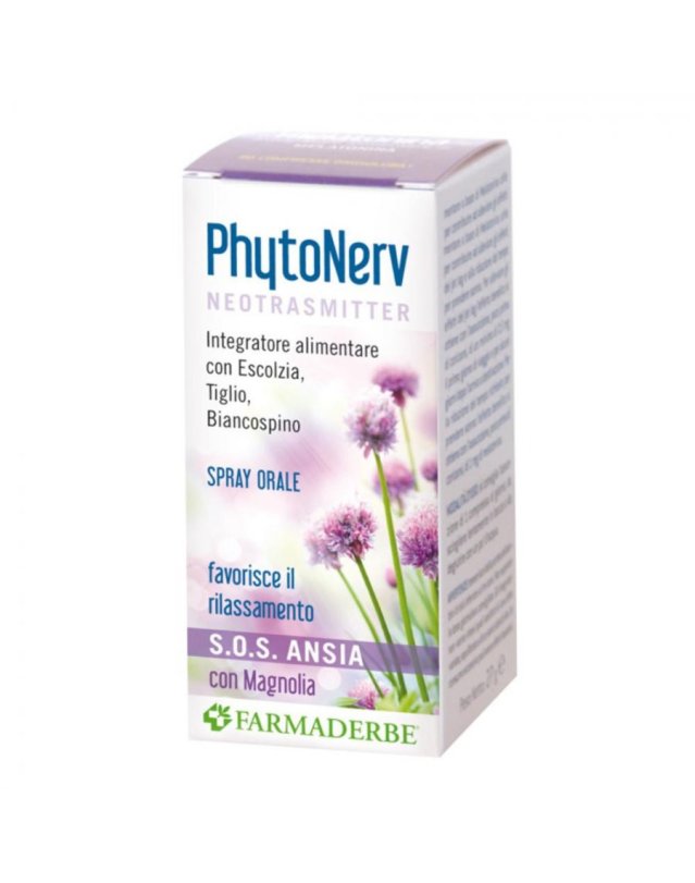 Phytonerv SOS Spray Orale 30ml - Rilassamento e Benessere Mentale