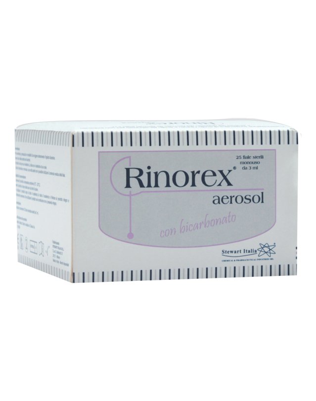 Rinorex Aerosol 25 Fiale - Fluidificante per Affezioni Respiratorie Rinorex Aerosol 25 Fiale - Fluidificante per Affezioni Respiratorie