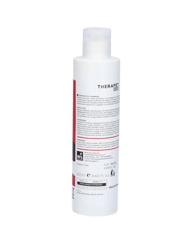Theramicotic Shampoo 200ml - Cani e Gatti, Contro le Dermatiti Theramicotic Shampoo 200ml - Cani e Gatti, Contro le Dermatiti