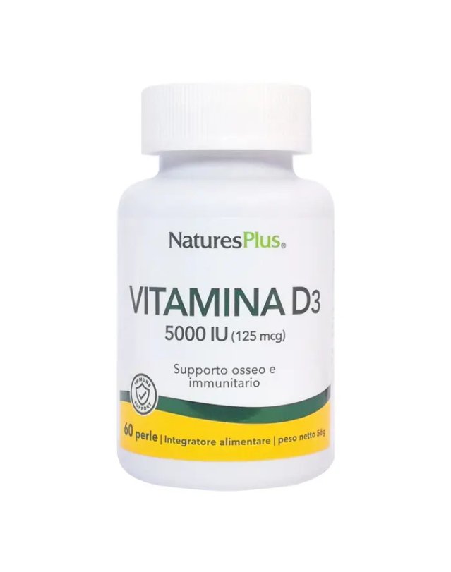 Vitamina D3 5000 UI 60 Capsule Vegetali - Supporto Sistema Immunitario