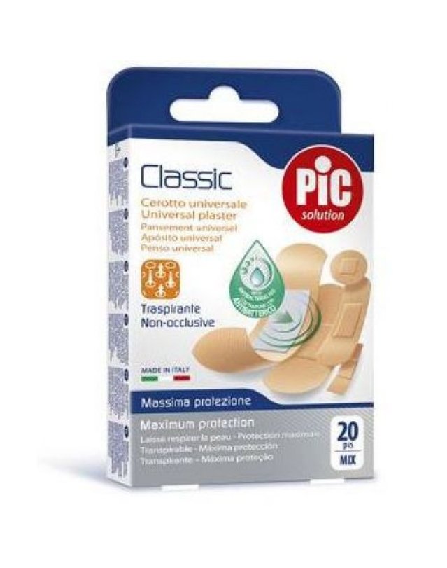 Cerotti Classic Mix 20 pz - Protezione Ferite e Antibatterico Cerotti Classic Mix 20 pz - Protezione Ferite e Antibatterico