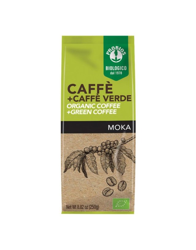 Caffè con Caffè Verde 250g - Energia e Antiossidante Caffè con Caffè Verde 250g - Energia e Antiossidante