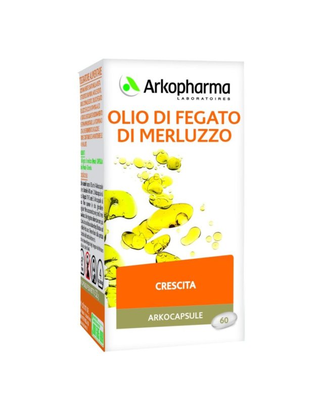 Olio di Fegato di Merluzzo 60 perle - Supporto Immunitario Olio di Fegato di Merluzzo 60 perle - Supporto Immunitario