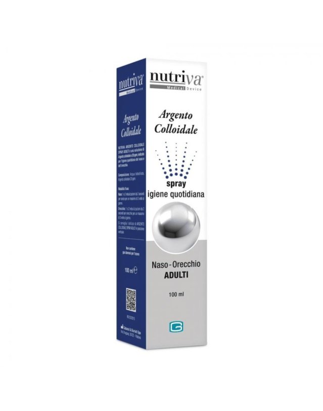 Argento Colloidale Spray 100ml - Igiene Naso e Orecchie Adulti