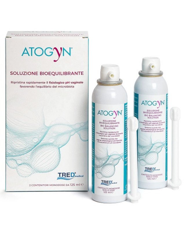 Atogyn Dispositivo Igiene Vaginale 2x125ml &ndash; Equilibrio pH e Igiene Intima