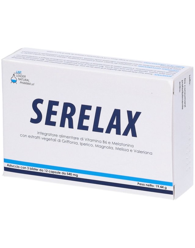Serelax 36 Capsule – Sonno, Ansia e Stress Emotivo Serelax 36 Capsule – Sonno, Ansia e Stress Emotivo