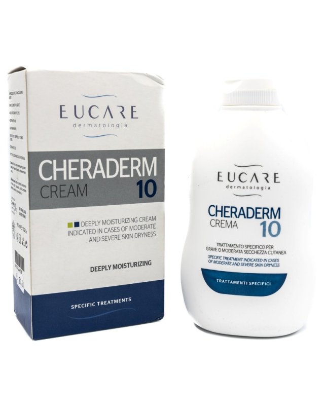 Cheraderm 10 Crema Corpo 450ml - Idratante Pelle Secca