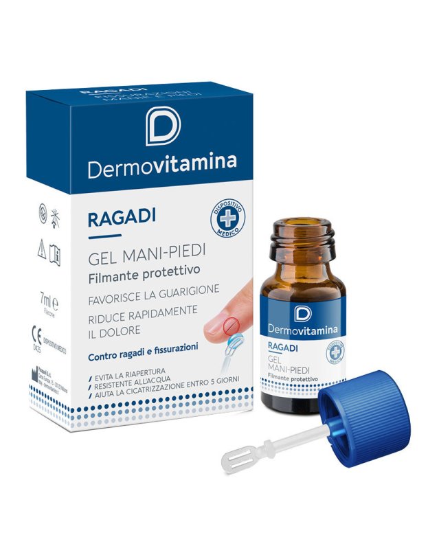 Ragadi Gel Mani e Piedi Dermovitamina 7 ml - Cicatrizzante