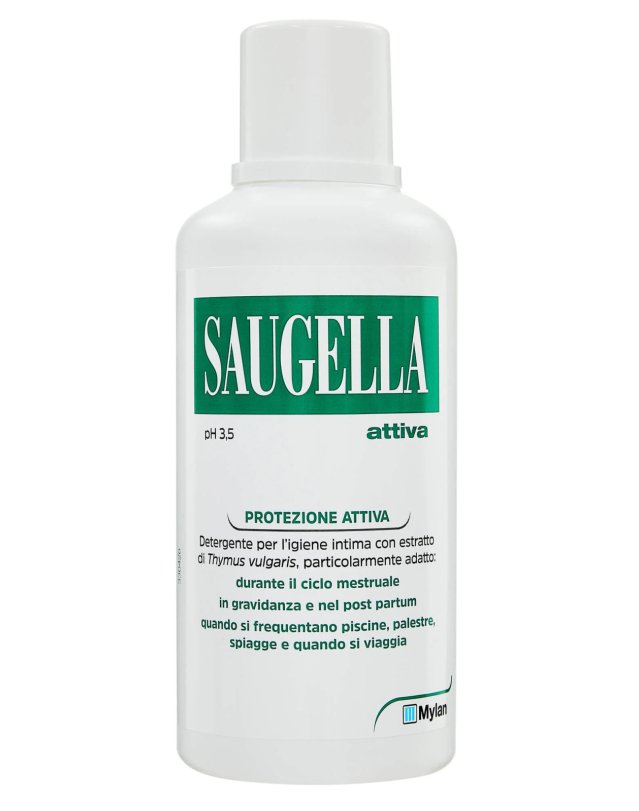 Detergente Intimo Saugella Attiva 500ml - Igiene e Protezione Detergente Intimo Saugella Attiva 500ml - Igiene e Protezione
