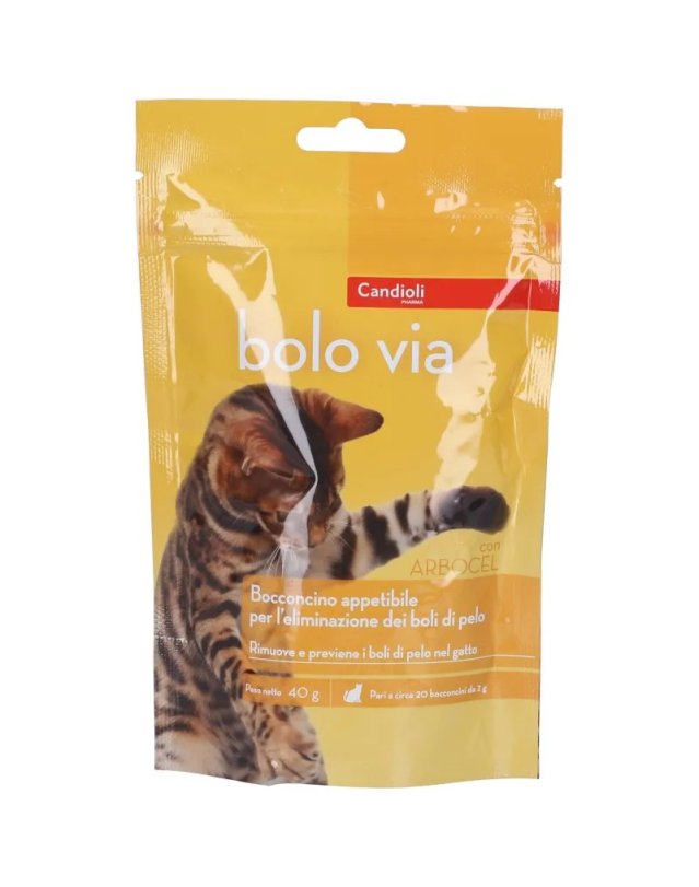 Bolo Via Candioli 40 g - Prevenzione ed Eliminazione Boli di Pelo Bolo Via Candioli 40 g - Prevenzione ed Eliminazione Boli di Pelo
